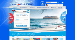 Desktop Screenshot of meinclubschiff.de